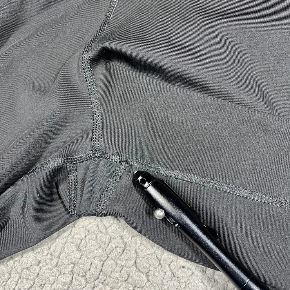 Nike Dri-FIT Womens Black Cropped Running Leggings Mesh Panels CZ9238-010 Size M - Picture 6 of 14
